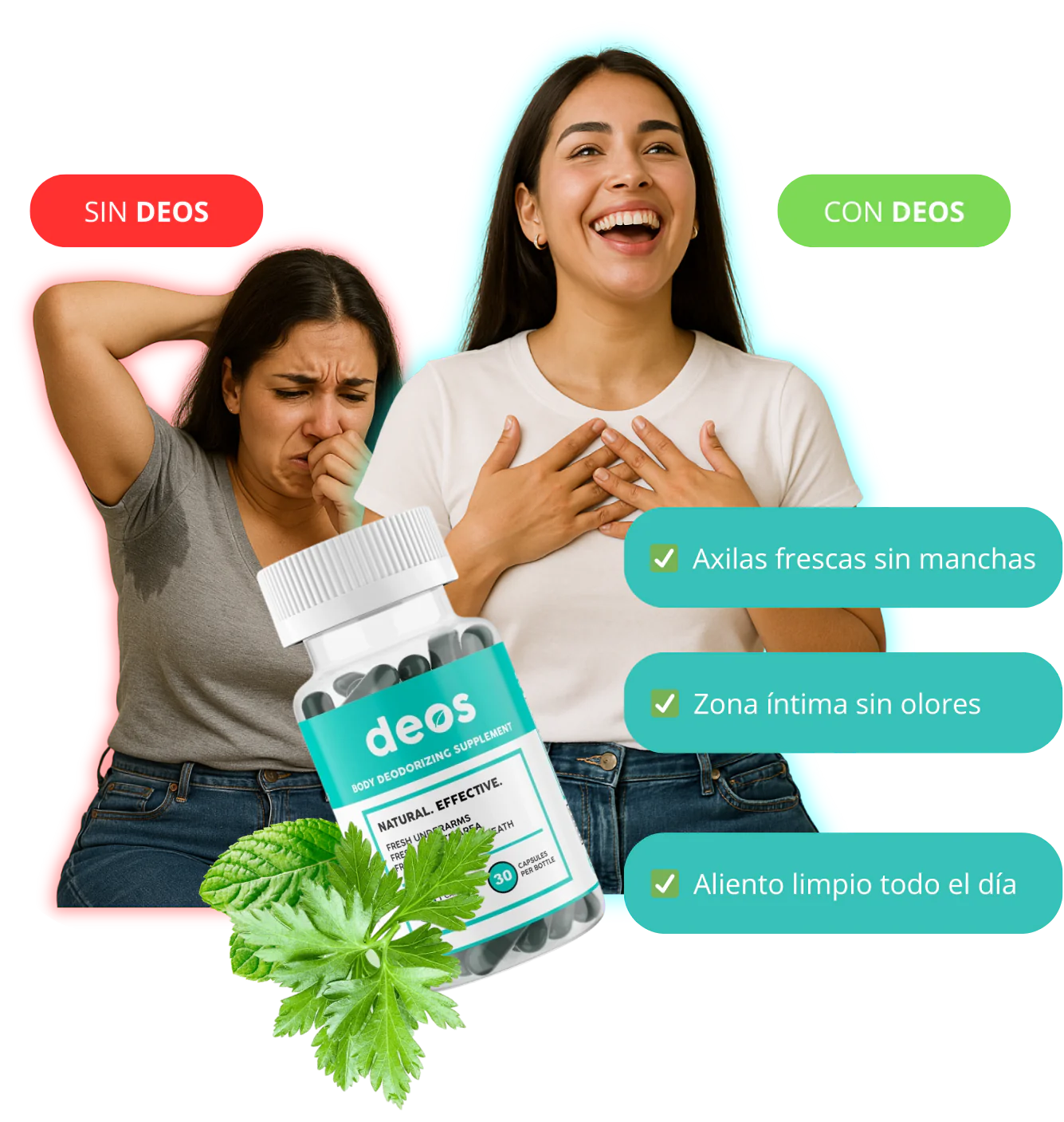 Equilibrio Interno + Control de Olores – 30 cápsulas